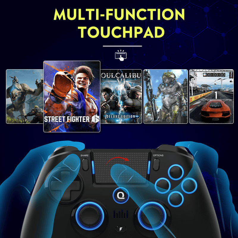 Load image into Gallery viewer, QRD Spark N5 hall effect wireless PS4/PS5 controller