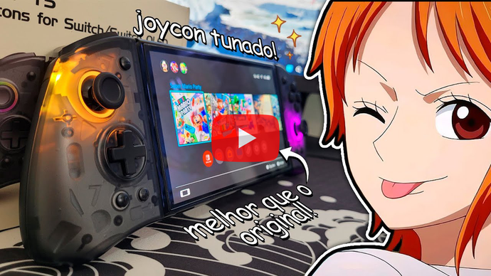 o MELHOR JoyCon ALTERNATIVO pra NINTENDO SWITCH! (QRD Stellar T5)