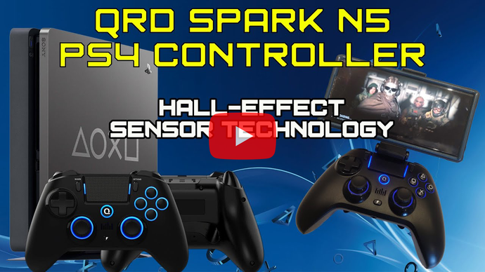 QRD SPARK N5 WIRELESS CONTROLLER FOR PS4 UNIVERSAL COMPATIBILITY PS3/PS4/PS5/PC/MOBILE PLATFORMS