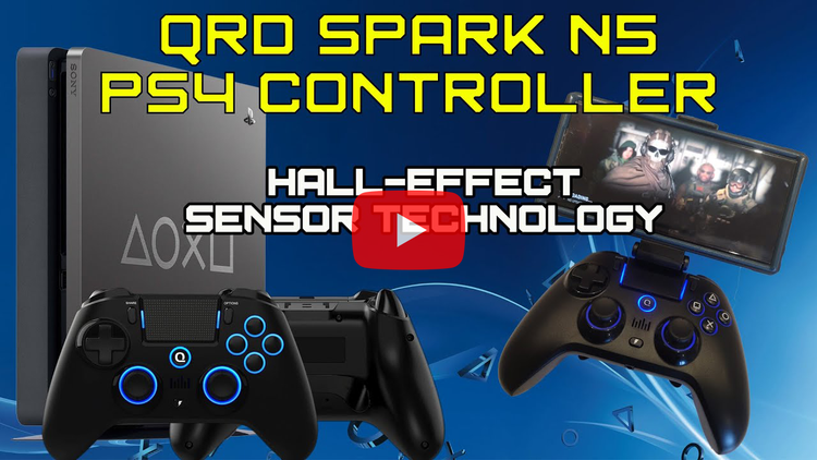 QRD Spark N5 wireless controller for PS4 - Youtube review by cultgaming