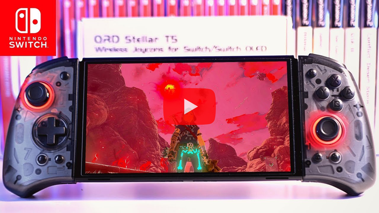 THE BEST replacement for Nintendo SWITCH joy-cons?! QRD Stellar T5 REVIEW