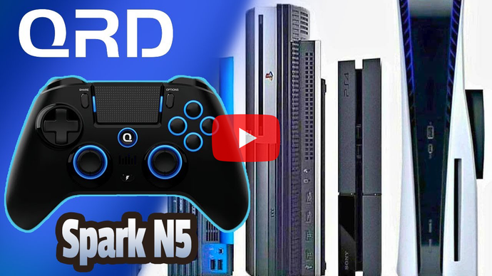 QRD Spark N5 - An Xbox Shaped Playstation Pro Controller