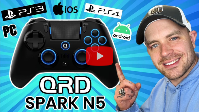 O controle sem fio QRD Spark N5 com efeito Hall é demais! 