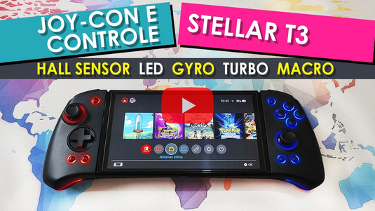 Joy-con e Controle - Stellar T3 QRD - Melhor Custo-benefício