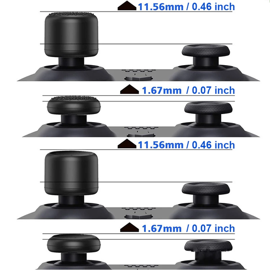 8PCS Universal Silicone Analog Stick Grip Caps For QRD SPARK N5 / QRD FERROX M5 Thumb Grips Accessories