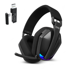 QRD A55 2.4GHz Wireless Gaming Headset for PS5/PS4/Switch/PC/Mobile