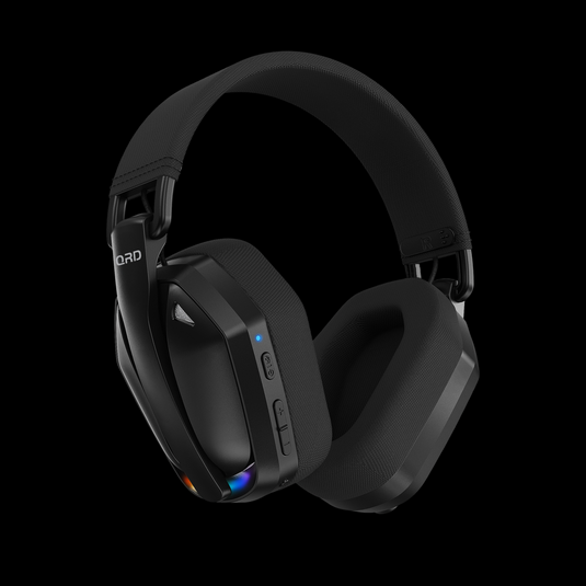 Fone de ouvido gamer sem fio QRD A55 2,4 GHz