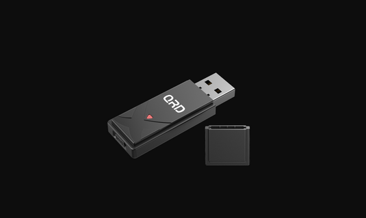 via 2.4Ghz USB Dongle