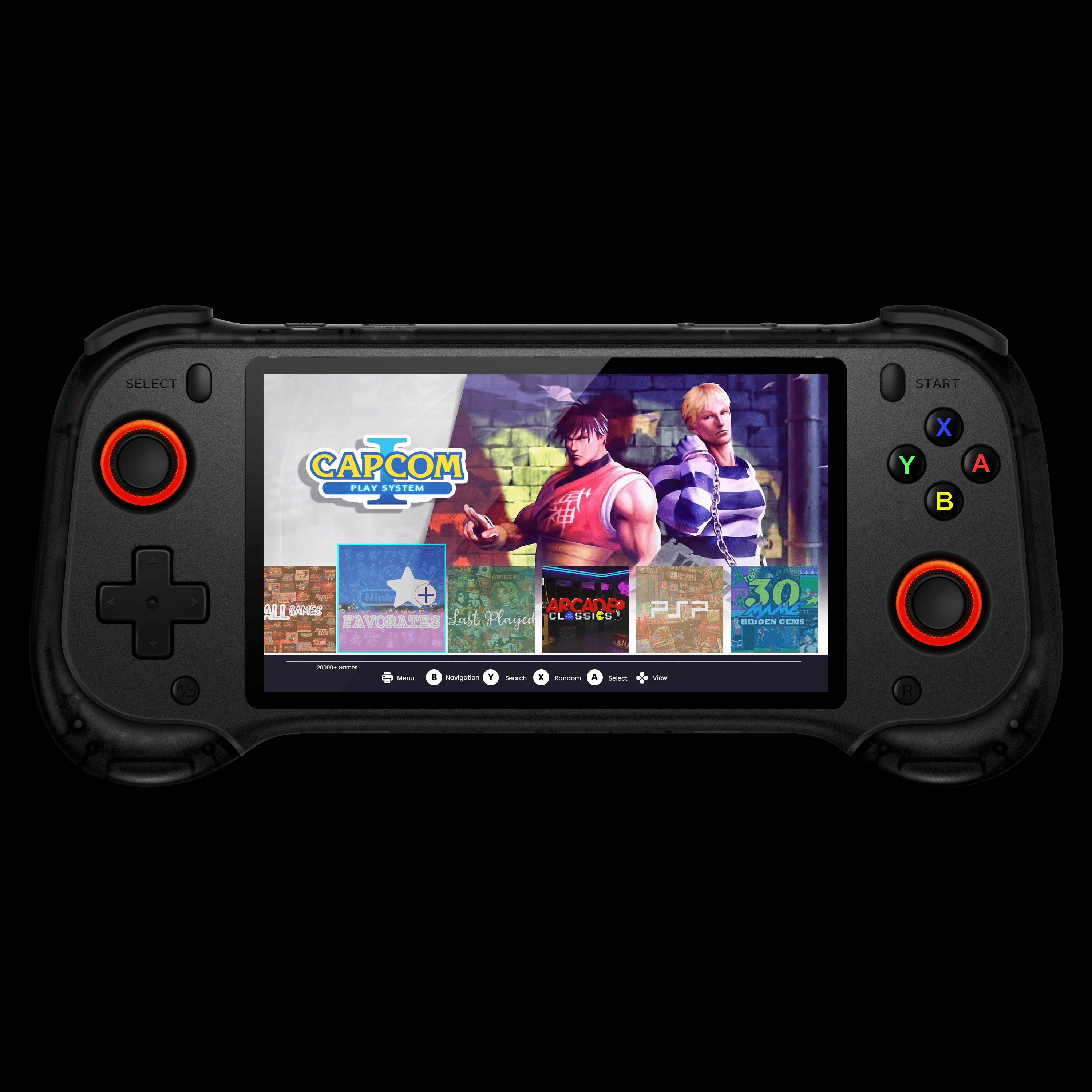 Qrd QRD Vortex F5 Retro Handheld Game Console – HD Screen, Hall Effect ...