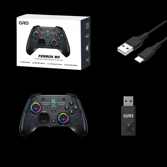 QRD FERROX M5 2.4Ghz Wireless Controller for XBOX Series X/S, XBOX ONE, PC