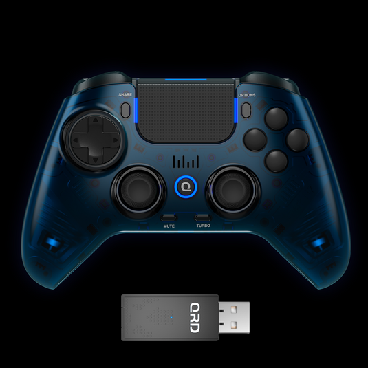 QRD Spark N7 2.4Ghz Wireless Controller for PS5/PS4/PS3/PC