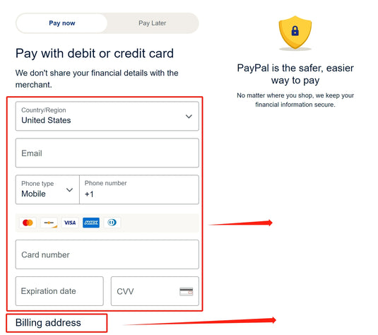 3. Enter Credit Card Details 