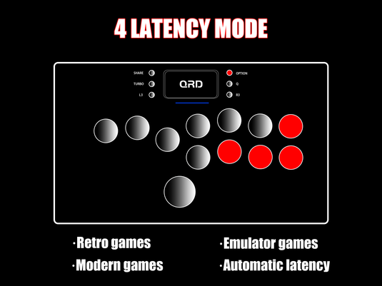 QRD Maestro S3 Wireless Leverless HITBOX for PS5/PS4/PS3 | QRDGAME QRD Maestro S3 Wireless Leverless HITBOX for PS5/PS4/PS3 | QRDGAME