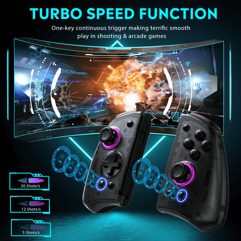 Carregue imagem no visualizador da galeriaQRD Stellar T5 Nintendo Switch Joy-cons Hall effect joystick
