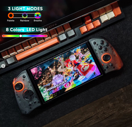 QRD Stellar T5 Nintendo Joy-cons for switch/OLED - RGB Lighting