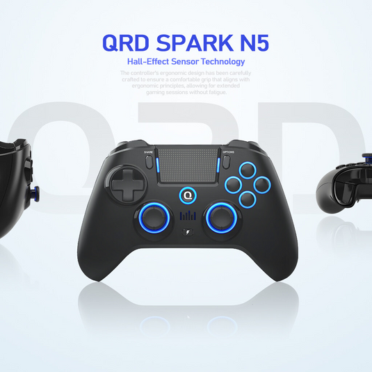QRD Spark N5 Wireless Controller for PS4, PC, Mobile
